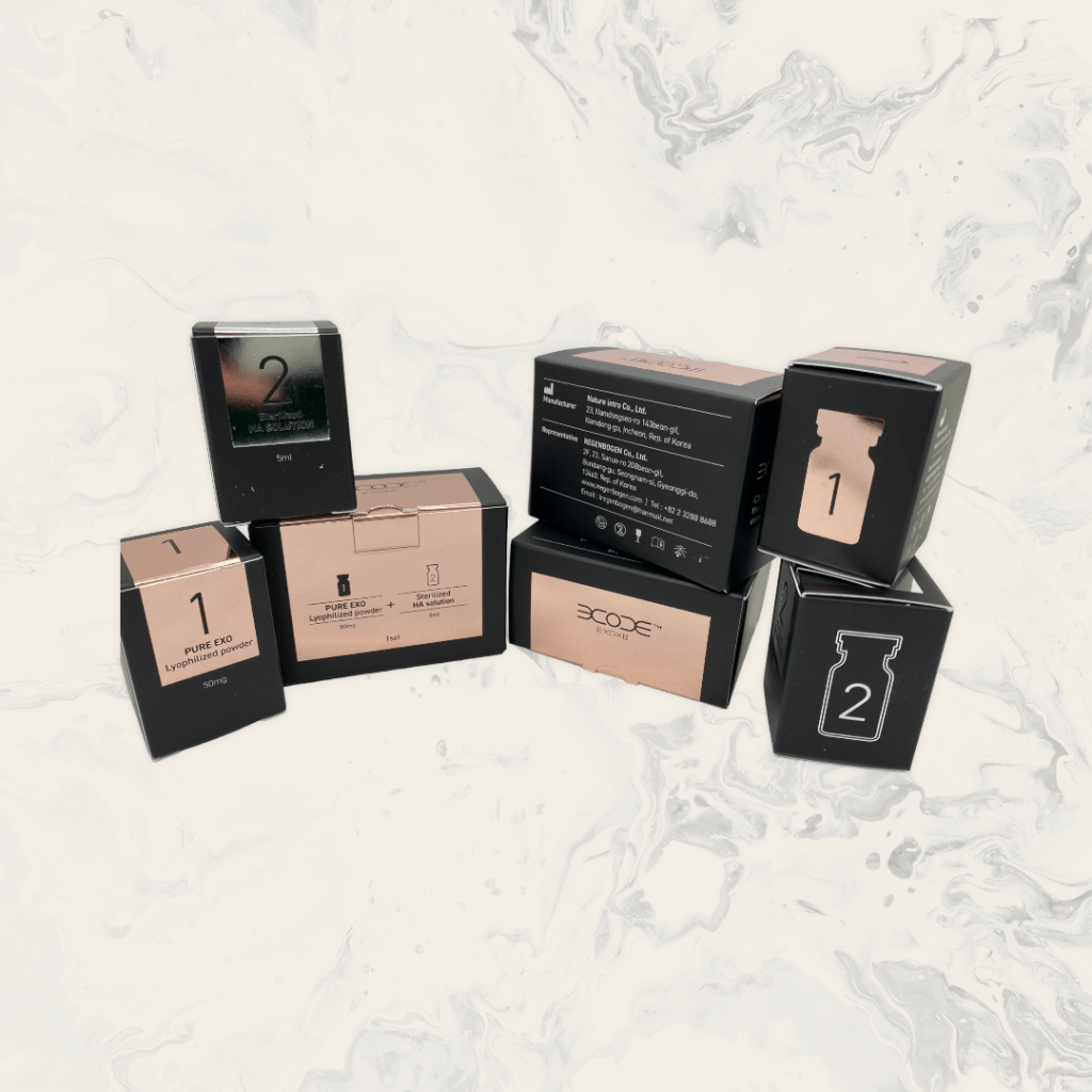 EXOXE (1+1 flacon), EXOSOMES, skin booster, Mésothérapie